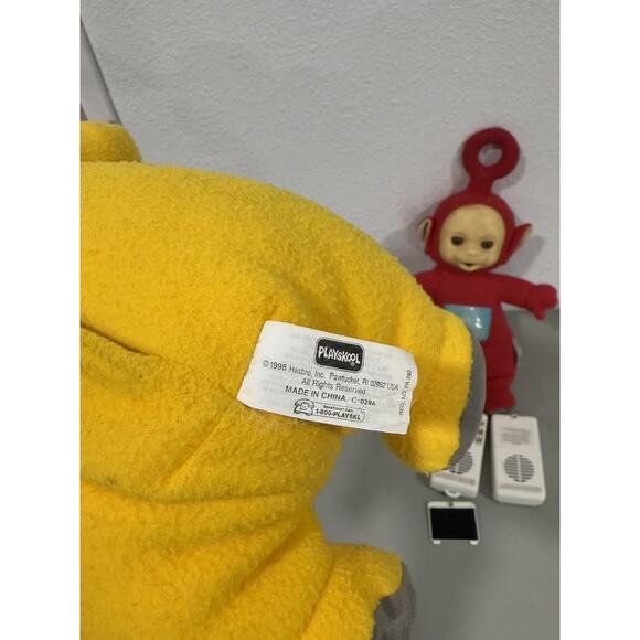 Vintage 1998 Playskool Teletubbies Talking Plush And Keychains Lot READ - Picture 10 of 16